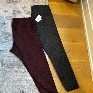 Pair of herringbone leggings
